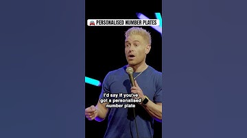 🎤 Personalised number plates #comedy #jokes #standup