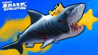 hungry shark evolution Заглючила АКУЛА В КОСМОСЕ Мегалодон проплывает сквозь стены  топ игра