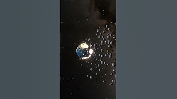 Asteroid field VS Earth! #nasa #spacesim #spacesimulator #spacegame