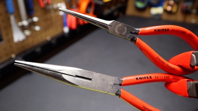 Knipex Oxymoron? Small yet powerful. A stubby needle? The 082145 Needle  Nose Combination Pliers! 