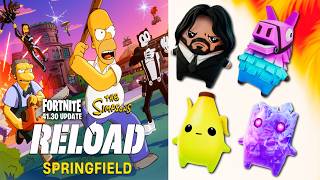 New Fortnite Simpsons Reload Update + New Sprites! (Fortnite 41.30 Update)