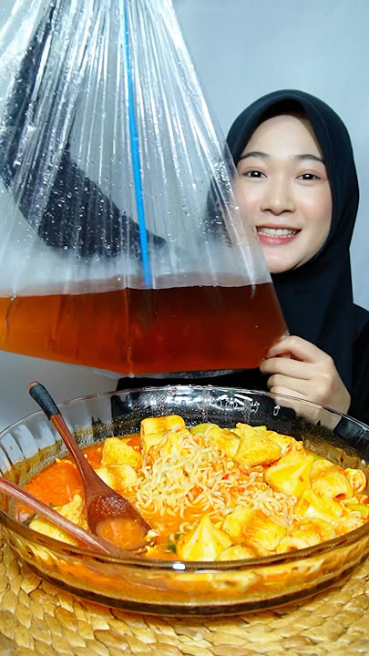 MAKAN SEBLAK MINUMNYA TEH SISRI 🤩