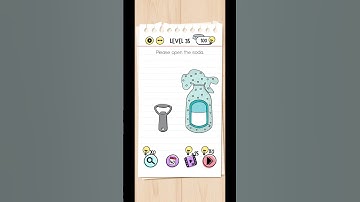 please open the soda - brain test level 35 #shorts #braintest