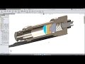 How do you animate a spring compressing in SOLIDWORKS?