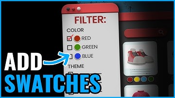 SWATCHES In Your Shopify Collection FILTERS - Tutorial (2024)