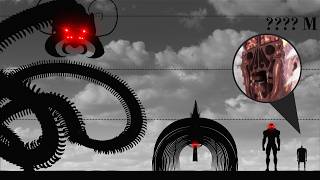Attack on Titan VS One Punch Man Size Comparison | GUESS The BIGGEST??