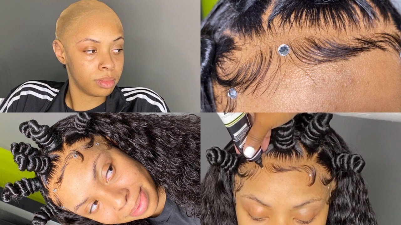 BANTU KNOTS WITH THE BEST LACE ADHESIVE | SEAMLESS RESULTS | ERICKAJPRODUCTS.COM