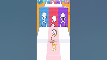 Through the Wall (WEEGOON) - Gameplay Walkthrough - Funny Stickman Puzzle Game Lvl 509181 #shorts