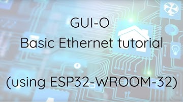 How to create a GUI with Ethernet communication using GUI-O application, ESP32 and Arduino