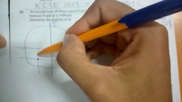KCSE 2017 - LONGITUDES AND LATITUDES