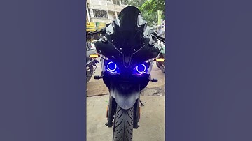 Pulsar RS 200 ring light fixed at @atoz_bikemodifiers  shipping available all over India 🇮🇳