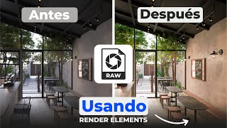 Edita renders como profesional / Aprende a usar render elements / Tutorial Completo