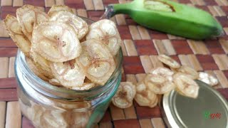 सिर्फ 5 min में बनाएं बिल्कुल Market जैसे Crispy Banana Chips or wafers | by Recipes with Riya