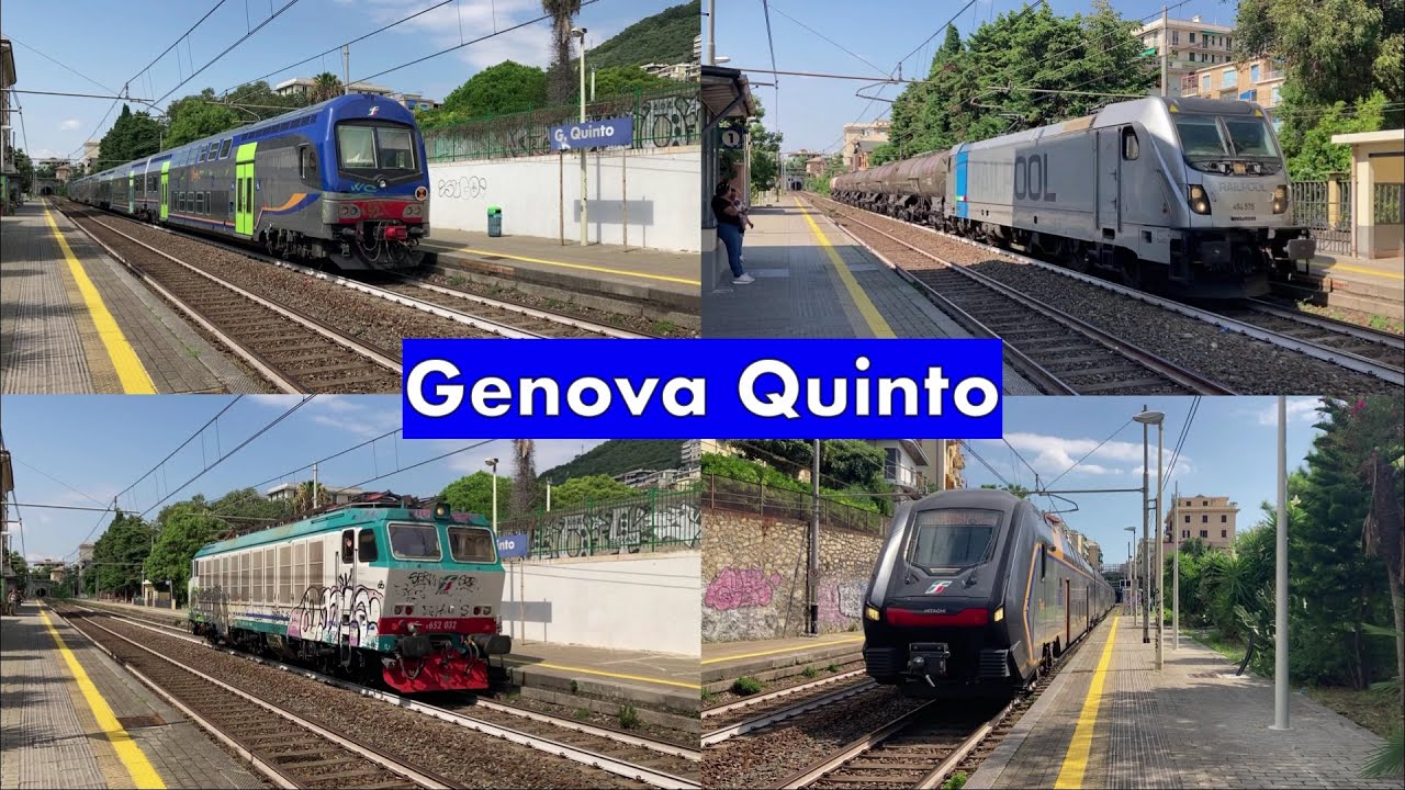 Treni nelle stazioni del levante Genovese [parte 3/5] stazione di