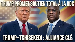 Trump Salue Le Courage De Félix Tshisekedi Et Promet Daider Le Peuple Conais À Rétablir La Paix