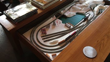 Z scale Train layout Coffee Table; A work in Progress