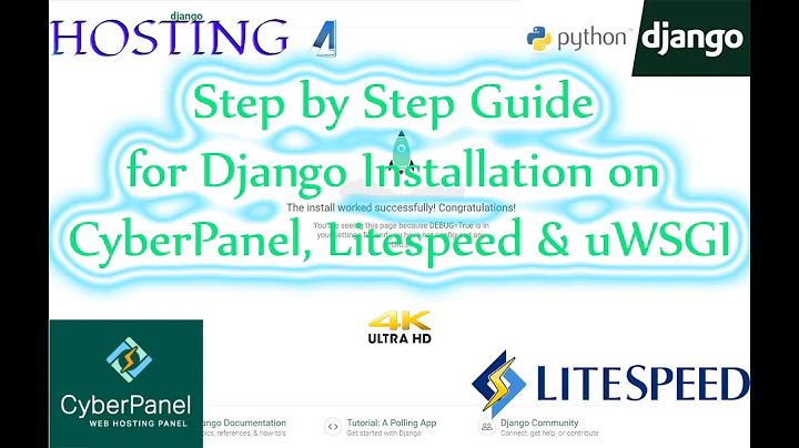 Step by Step Guide for Django Installation on CyberPanel, Litespeed & uWSGI   #CyberPanel #SFARPak