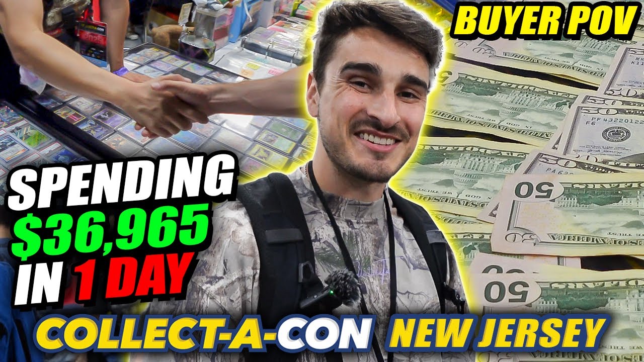 SPENDING $36K on POKEMON CARDS in ONE day at Collectacon New Jersey