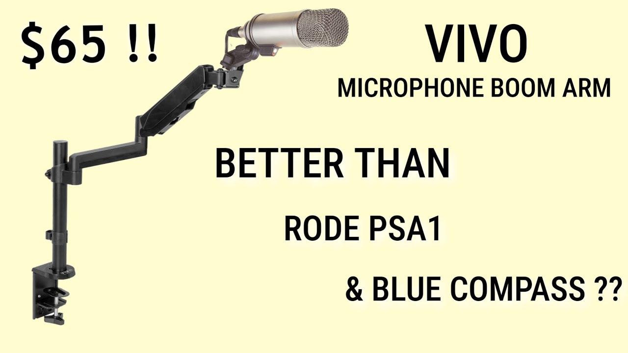 Blue Compass or Rode PSA1 - The Best Boom Arms for Studio Mics! 