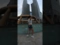 Girlfriend dance at singapore suntec city fountain of wealth