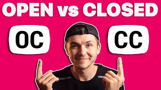 OPEN vs CLOSED Captions - Why \& How to Add Them to Videos Online