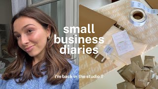 small business diaries ~ new apartment, collab launch, packing orders + more 🎀
