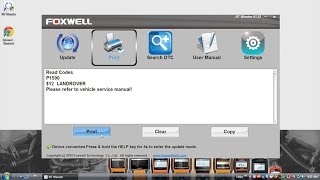 Foxwell Scan Tools - NT301 Printing Saved Data