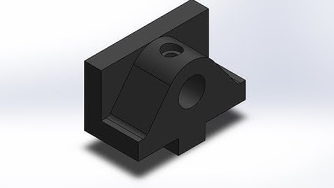 Bench Vice in assembly in solid work !! #02: JAW part design