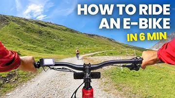 Learn How to Ride an EBIKE the RIGHT way... [Step by Step]
