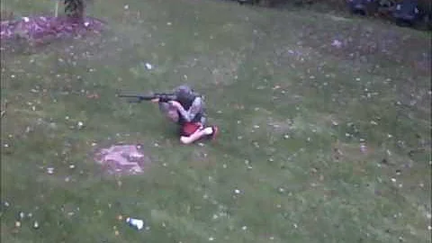 7th Army Corps Airsoft Colonel Richard Hoffer runn...