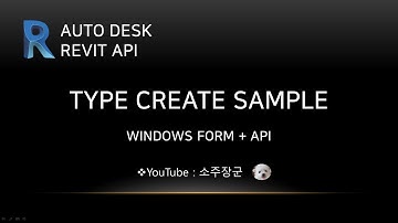REVIT API : TYPE CREATE / Windows Form + API