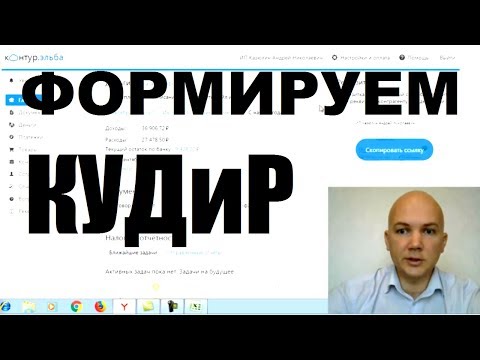 Заполнение книги учета доходов и расходов (КУДиР) для ИП на УСН Доходы в Эльбе. Скачать образец