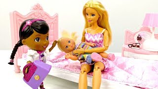 Video e giochi per bambini. Barbie e la dottoressa dei giocattoli. Giocattoli per bambini