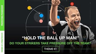 Do your strikers take pressure off the team? | Protecting Possession Practice