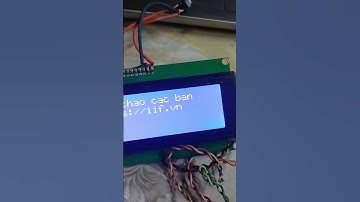 Làm quen lập trình adruino kết nối LCD