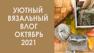 Вязальный уютный влог 12. Встреча с вязальным блогером. Процессы, покупки пряжи. Октябрь 2021