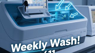 Cobas e411 in Action β Full Weekly Washπ§Ό! (Satisfying Lab Workflow)