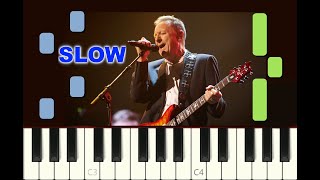 SLOW piano tutorial "MUSIC" by John Miles, 1976, with free sheet music (pdf) screenshot 4
