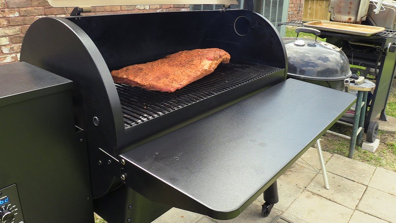 How to Smoke a Brisket on the Traeger Pro 34 Pellet Grill (1st Whole ...