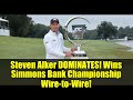 Steven Alker DOMINATES! Wins Simmons Bank Championship Wire-to-Wire!
