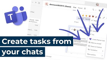 Microsoft Teams - Create tasks from chat messages