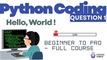 Python "Hello, World!" Tutorial for Absolute Beginners | (Learn Python 1/52)