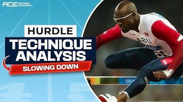 Hurdling Technique Analysis-High School Athlete Who Slows Down at Hurdles (Learn How to Hurdle)