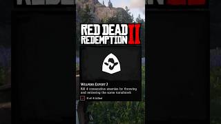 Kill 4 Consecutive Enemies While Throwing The Same Tomahawk | WEAPONS EXPERT 7 TIPS! #RDR2 #Shorts