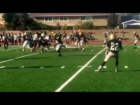 Tackle by Bass for a short gain