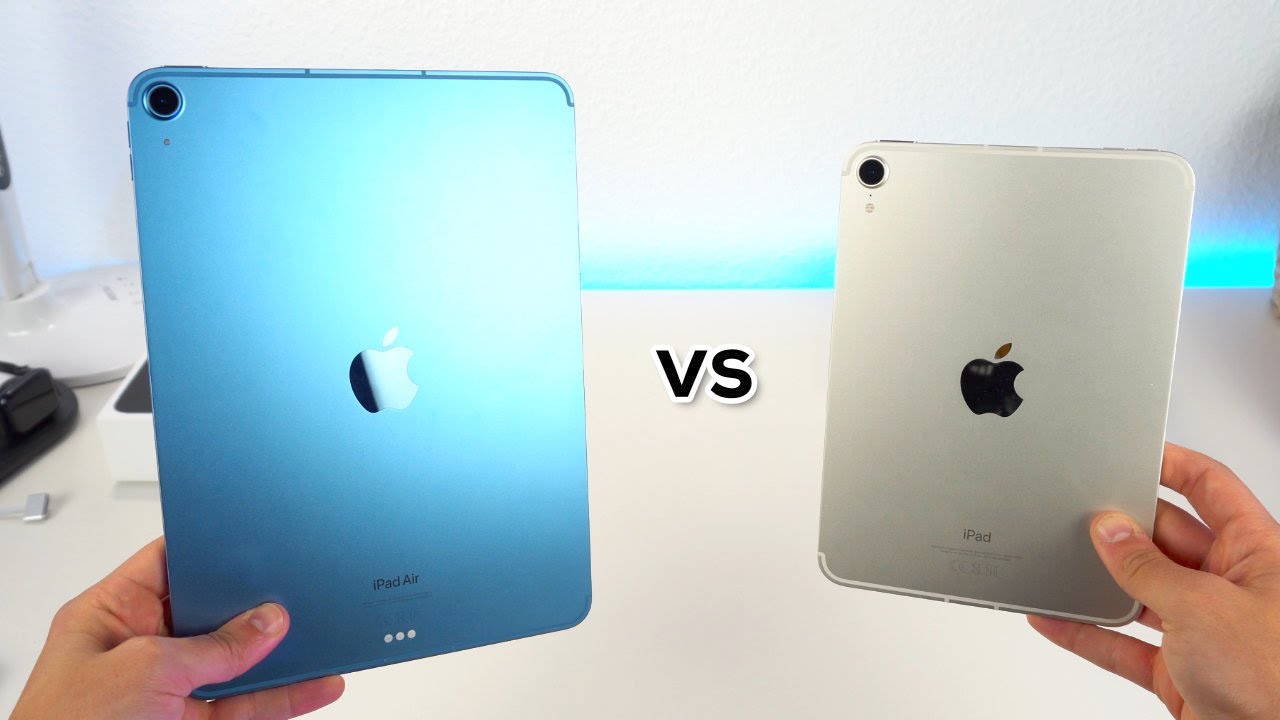 Comparativa entre iPad mini y iPad Air