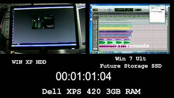 Compare load times with Pro Tools on an SSD vs Win XP on HDD