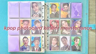 ☾ kpop photocard binder maintenance 3 ☾ setting up for comebacks in new binders !!