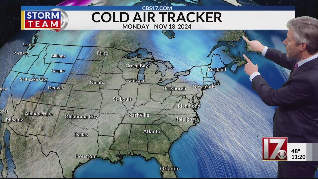 Weekend warm up before coldest air of season next week - YouTube