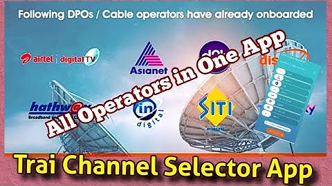 TRAI Channel Selector App |Add Remove Channels from any DTH | CableTV  provider | Malayalam